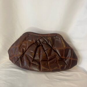 Vintage leather brown bag